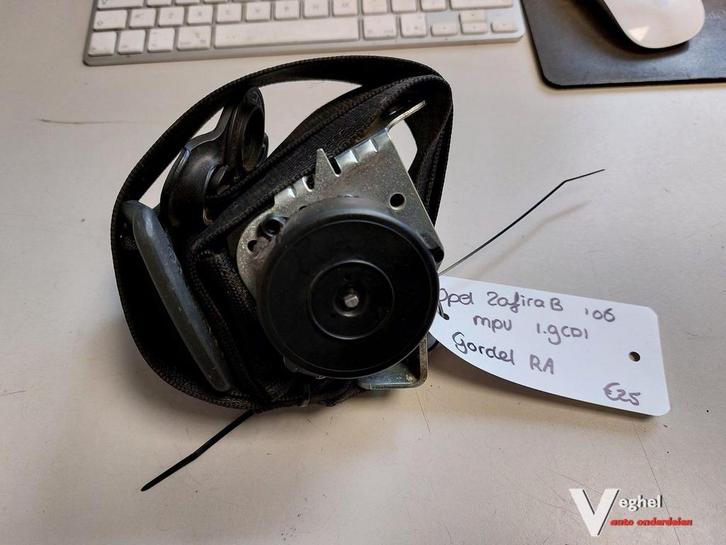 Opel Zafira B mpv 1.9CDI gordel ra+la+raa '06, Auto-onderdelen, Interieur en Bekleding, Gebruikt, Ophalen of Verzenden