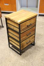 ACT0135 Industriële stijl ladenkast., Huis en Inrichting, Kasten | Ladekasten, Ophalen, 50 tot 100 cm, Zo goed als nieuw, 3 of 4 laden