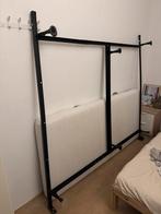 Gratis King Size Metalen Bedframe, Ophalen, Gebruikt, Zwart, Tweepersoons