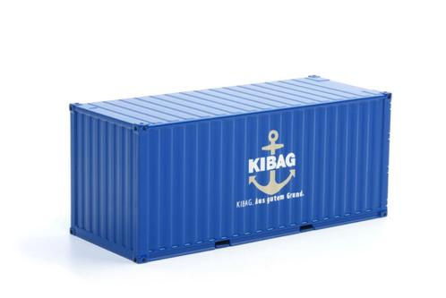 WSI "KIBAG Bouwcontainer 20 FT_NIEUW, Hobby en Vrije tijd, Modelauto's | 1:50, Nieuw, Bus of Vrachtwagen, Wsi, Ophalen of Verzenden