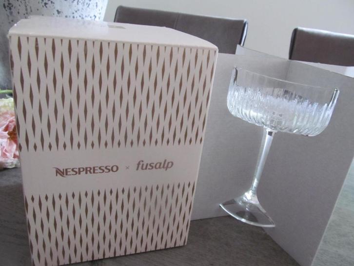 Nespresso Barista Festive Glass Nieuw in Doos, Huis en Inrichting, Keuken | Servies, Nieuw, Glas of Glazen, Overige stijlen, Glas