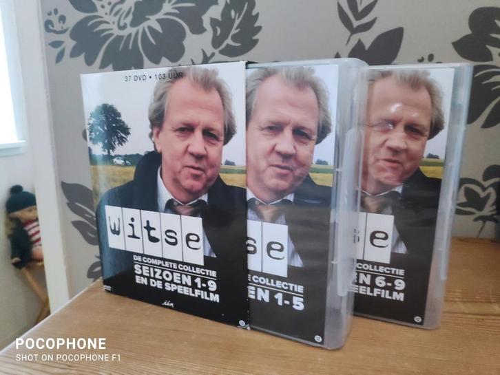 WITSE - DE COMPLETE SERIE 1 T/M 9 + DE FILM, Cd's en Dvd's, Dvd's | Tv en Series, Zo goed als nieuw, Actie en Avontuur, Boxset