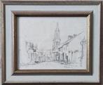Antoon Markus (1870-1955) - Straatje te Rhenen (1913), Antiek en Kunst, Kunst | Tekeningen en Foto's, Ophalen of Verzenden