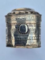 Zilver Zilveren Lodereindoosje, Ophalen of Verzenden, Zilver