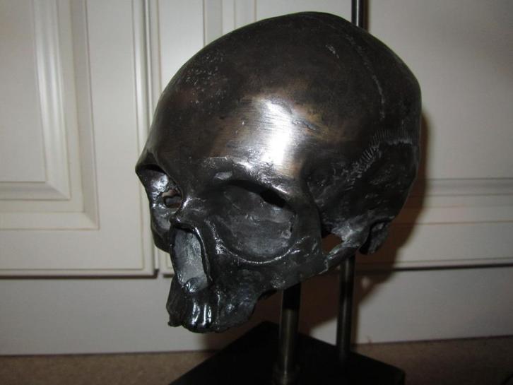 Set Eichholtz Extruder lamp van schedel doodskop, Antiek en Kunst, Kunst | Designobjecten, Ophalen