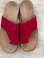 Gabor teenslippers mt.40 suede rood, Ophalen of Verzenden, Zo goed als nieuw, Rood