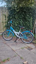 Leuke 20inch meisjes versnelling fiets blauw, wit, Fietsen en Brommers, Fietsen | Meisjes, Ophalen, Gebruikt, 20 inch, Versnellingen