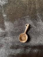 Zilveren bedel kettinghanger koekenpan voor bedelarmband, Ophalen of Verzenden, Zilver