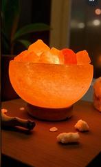 Zoutlamp Vuur Schaal - Premium Kwaliteit, Ophalen of Verzenden, Zo goed als nieuw, Minder dan 50 cm