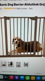 Savic pets favorite honden deur/traliehek hoog 75, bruin, Dieren en Toebehoren, Ophalen, Gebruikt