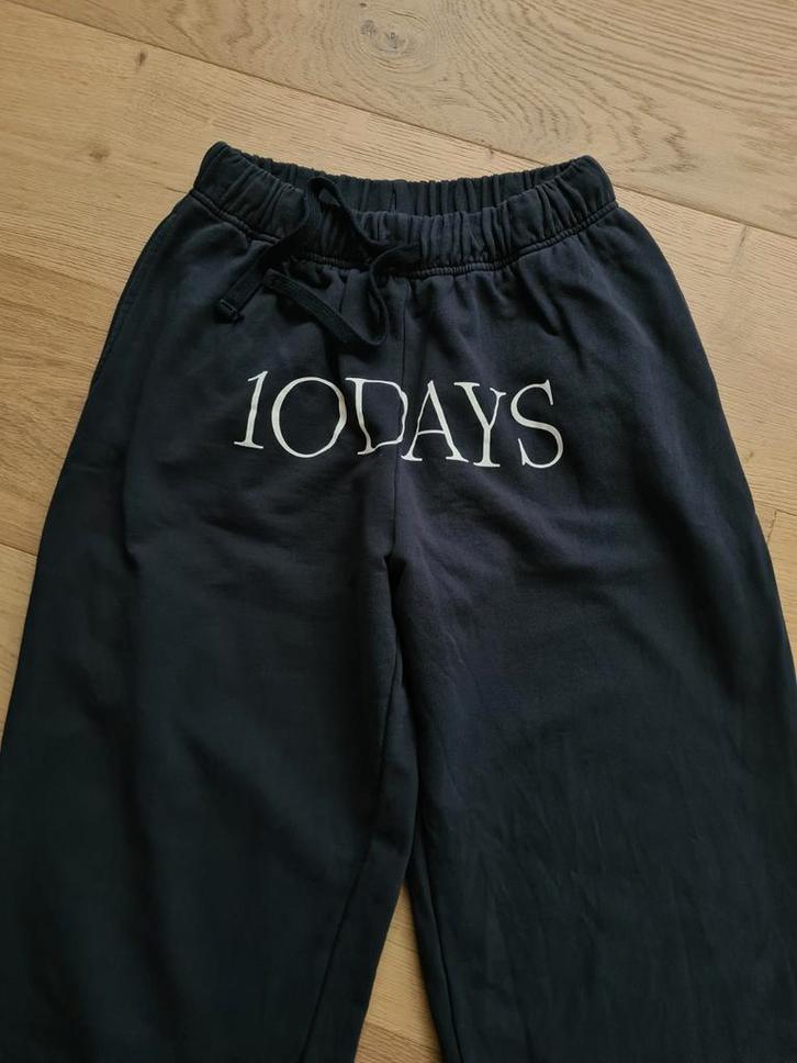 ZGAN 10 DAYS bar jogger donkerblauw maat S/M, Kleding | Dames, Broeken en Pantalons, Zo goed als nieuw, Maat 38/40 (M), Blauw
