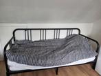 Ikea bedbank Fyresdal, Huis en Inrichting, Ophalen, Zwart, Tweepersoons, Zo goed als nieuw