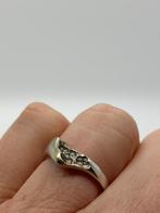 B5 Prachtige zilveren ring Fins ontwerp maat 17,25, Ophalen of Verzenden, X, Dame, Goud