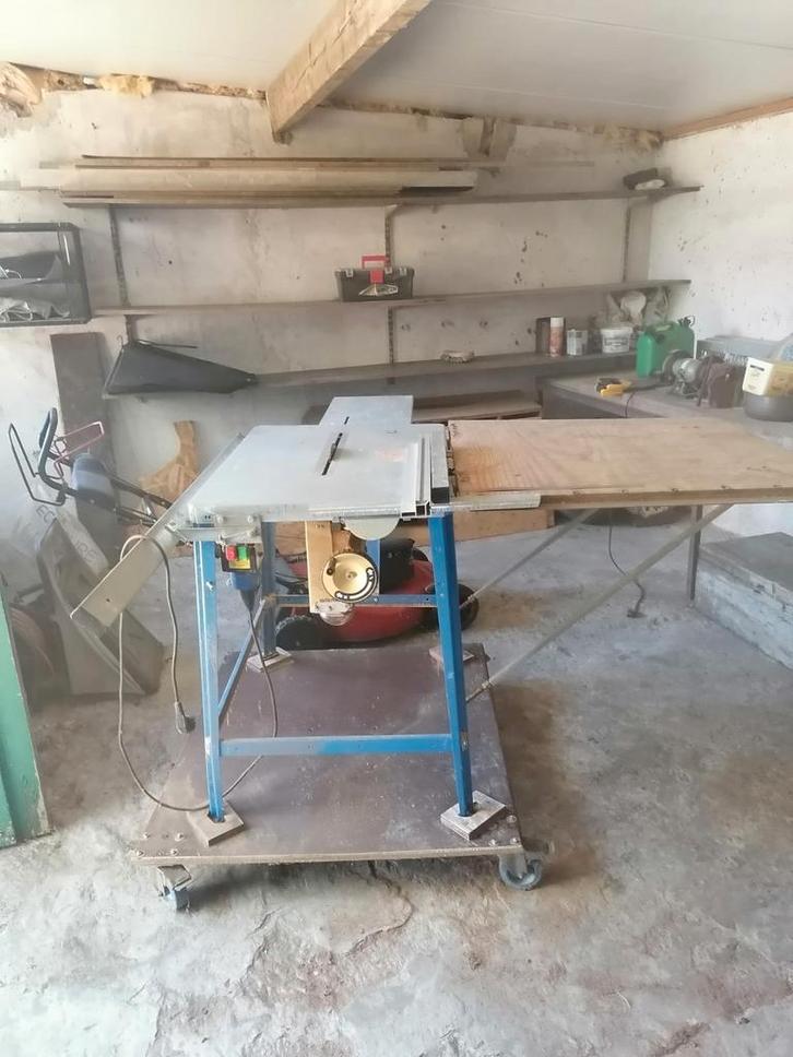 Scheppach Zaagtafel, Doe-het-zelf en Verbouw, Gereedschap | Zaagmachines, Zo goed als nieuw, Cirkelzaag, 1200 watt of meer, 70 mm of meer