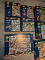 8x puzzels - Jan van Haasteren, Ophalen of Verzenden, 500 t/m 1500 stukjes, Gebruikt
