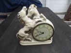 vintage klok paarden, Ophalen of Verzenden