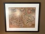 Zeldzame kaart Ditio Transisulana 1617 Kaerius, Overijssel &, Ophalen of Verzenden