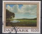 Denemarken; Schilderij Beek bij Helleby - Michel 1045., Verzenden, Denemarken, Gestempeld