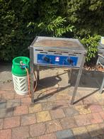 Rvs barbecue Magic grill type 2 incl benegas gasfles en hoes, Ophalen, Gebruikt, Magic grill 2