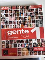 Gente Hoy Spaans cursus A1-A2 boek incl CD, Boeken, Studieboeken en Cursussen, Ophalen of Verzenden, Alpha, Niet van toepassing