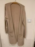 Lange vest - Italiaans design - Maat M, Kleding | Dames, Ophalen of Verzenden, Zo goed als nieuw, Maat 38/40 (M), Beige