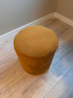 Poef okergeel, Huis en Inrichting, Ophalen, Minder dan 50 cm, Minder dan 50 cm, Zo goed als nieuw