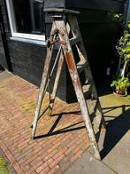 Orginele vintage houten trap, Doe-het-zelf en Verbouw, Ladders en Trappen, Gebruikt, Ophalen of Verzenden, Trap, Opvouwbaar of Inschuifbaar