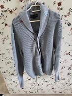 Mooi blauwgrijs katoenenvest van Marlboro Classics maat XL.., Ophalen of Verzenden, Gedragen, Maat 56/58 (XL)