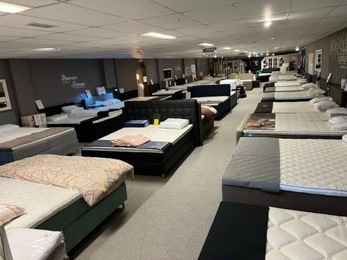 BOXSPRING SHOWMODELLEN LEEGVERKOOP !!, Huis en Inrichting, Slaapkamer | Boxsprings, Nieuw, Wit, Crème, Beige, Bruin, Grijs, Zwart