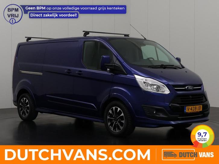 Ford Transit Custom 2.0TDCI 170PK Automaat Lang Sport | Lede, Auto's, Bestelauto's, Te koop, ABS, Achteruitrijcamera, Airconditioning