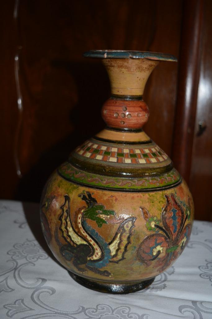 antieke vaas, Montopoli Arno draken vaas, Antiek en Kunst, Curiosa en Brocante, Ophalen of Verzenden