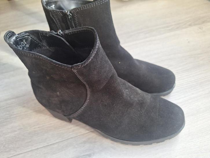 ZGAN Gabor Comfort enkellaarsjes zwart suède mt 6,5 wijdte G, Kleding | Dames, Schoenen, Zo goed als nieuw, Hoge laarzen, Zwart