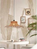 Good&Mojo Ibiza hanglamp bamboe/zwart Ø65cm, Ophalen, Nieuw, Metaal, 75 cm of meer