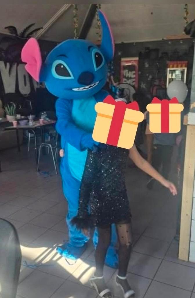 Stich mascotte te huur, Hobby en Vrije tijd, Feestartikelen | Verhuur, Zo goed als nieuw, Overige, Ophalen