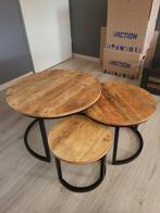 Kersen houten salontafels, Ophalen, Zo goed als nieuw, 50 tot 100 cm, Minder dan 50 cm
