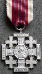 Jeruzalem Pelgrims Kruis in zilver - Pauselijke Ereteken, Verzamelen, Verzenden, Overige soorten, Overige gebieden, Lintje, Medaille of Wings
