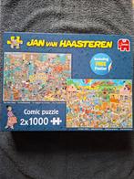 Jan van Haasteren Puzzel 2x1000 - Comic Puzzels, Ophalen of Verzenden, 500 t/m 1500 stukjes, Zo goed als nieuw, Legpuzzel