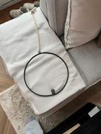 Metalen kaarsen kandelaar cirkel, Huis en Inrichting, Ophalen of Verzenden, Metaal, Minder dan 25 cm