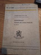 Handboek voor de chauffeur VS 2-1360 Depart.van defensie '64, Ophalen of Verzenden, Landmacht, Nederland, Overige typen