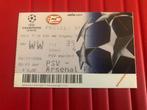 ticket cl psv - arsenal 2004/2005, Ophalen of Verzenden, Zo goed als nieuw, PSV, Overige typen