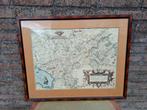 Oude kaart Gelderland 1584 vintage brocante antiek repro, Ophalen