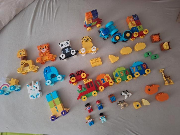 Lego duplo trein getallen trein dieren cijfers wagens, Kinderen en Baby's, Speelgoed | Duplo en Lego, Gebruikt, Duplo, Ophalen of Verzenden