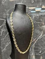 Prachtige 14k gouden platte magnum ketting, Ophalen of Verzenden, Nieuw, Goud