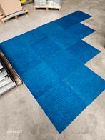 Gebruikte tapijttegels 50x 50 /115 stuks 15 grijze 100 blauw, Huis en Inrichting, Stoffering | Vloerbedekking, Ophalen of Verzenden