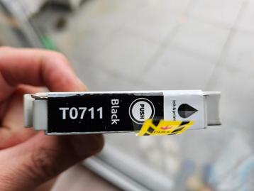 20 stuks Epson TO711 zwarte inkt cartridges beschikbaar voor biedingen