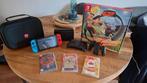 Nintendo Switch + games + Hori split controller en travelcas, Spelcomputers en Games, Ophalen, Gebruikt, Met 1 controller, Switch Original
