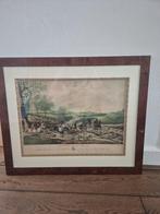 Chase of the Roebuck Lithografie, Antiek en Kunst, Ophalen