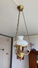 Hanglamp eettafel, Gebruikt, 50 tot 75 cm, Ophalen, Glas