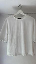 Wit T-shirt korte mouwtjes, Kleding | Dames, Tops, Maat 34 (XS) of kleiner, Ophalen of Verzenden, Wit, Zo goed als nieuw