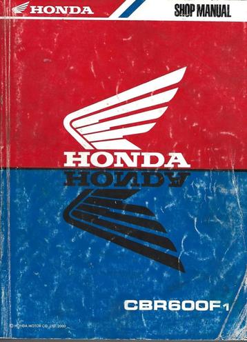 Honda CBR600 F1 Shop manual werkplaatsboek beschikbaar voor biedingen